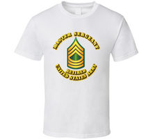 Load image into Gallery viewer, Master Sergeant - E8 - w Text - Retired - T-Shirts - Classic