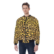 Load image into Gallery viewer, All-Over Print (AOP) Men's Bomber Jacket - Leopard Spots