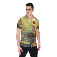 Load image into Gallery viewer, Painted Tree - Orange Frog - All-Over Print Men's Shirt