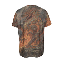 Load image into Gallery viewer, Dragon's Breath - All-Over Print Men's Round Neck Short Sleeve T-Shirt