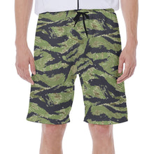 Load image into Gallery viewer, Vietnam Tiger Stripe All-Over Print Men's Beach Shorts