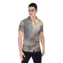 Load image into Gallery viewer, Painted Tree - Shadow Wolf - All-Over Print Men's Shirt