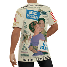 Load image into Gallery viewer, All-Over Print Men's O-Neck T-Shirt - AOP - GI Blues - In Germany in the Army Veteran - 1958 - 1960