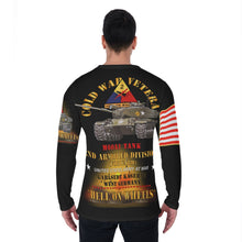 Load image into Gallery viewer, All-Over Print Men's O-Neck T-Shirt - Cold War Vet - 2nd Armored Division - Garlstedt, Germany - M60A1 Tank