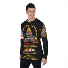 Load image into Gallery viewer, All-Over Print Men's O-Neck T-Shirt - Cold War Vet - 2nd Armored Division - Garlstedt, Germany - M60A1 Tank
