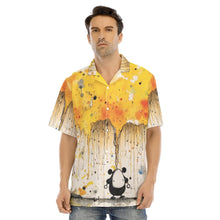 Load image into Gallery viewer, Painted Tree - Egg Head - All-Over Print Men's Hawaiian Shirt With Button Closure