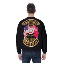 Load image into Gallery viewer, 307th Airborne Engineer Battalion, 82nd Airborne Division - AOP Bomber Jacket
