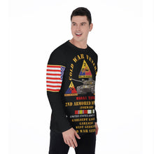 Load image into Gallery viewer, All-Over Print Men's O-Neck T-Shirt - Cold War Vet - 2nd Armored Division - Garlstedt, Germany - M60A1 Tank
