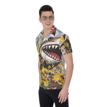 Load image into Gallery viewer, All-Over Print Men's Shirt - Swimming Shark