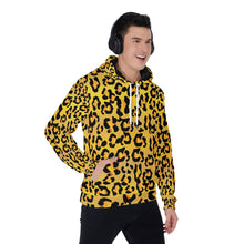 Load image into Gallery viewer, All-Over Print Men's Pullover Hoodie - Leopard Spots
