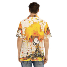 Load image into Gallery viewer, Painted Tree - Stacked Mouse - All-Over Print Men's Hawaiian Shirt With Button Closure