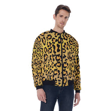 Load image into Gallery viewer, All-Over Print (AOP) Men's Bomber Jacket - Leopard Spots