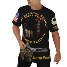 Load image into Gallery viewer, All-Over Print Men's O-Neck T-Shirt - Army - Airborne Life - Fort Benning, Georgia