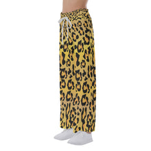 Load image into Gallery viewer, All-Over Print (AOP) Women's High-Waisted Straight-Leg Trousers - Leopard Spots