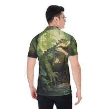 Load image into Gallery viewer, Painted Tree - Jungle Lizard - All-Over Print Men's Shirt