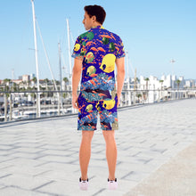 Load image into Gallery viewer, All-Over Print Men's Short Sleeve Shirt Sets "Ocean View"