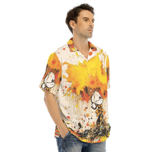 Load image into Gallery viewer, Painted Tree - Stacked Mouse - All-Over Print Men's Hawaiian Shirt With Button Closure