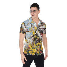 Load image into Gallery viewer, All-Over Print Men's Shirt - Swimming Shark