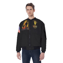 Load image into Gallery viewer, AOP Men's Bomber Jacket - Vietnam Veteran - 34th Scout Dog Platoon, 1st Cavalry Div - SFC Dobson/SAM