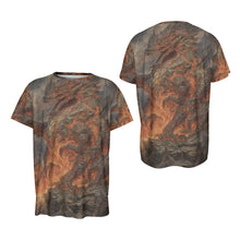 Load image into Gallery viewer, Dragon's Breath - All-Over Print Men's Round Neck Short Sleeve T-Shirt
