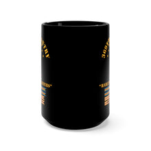 Load image into Gallery viewer, Black Mug 15oz - Army - 369th Infantry Regiment - Harlem Hellfighters w Streamers