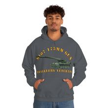 Load image into Gallery viewer, Unisex Heavy Blend™ Hooded Sweatshirt - Army - M107 - 175mm Gun - Artillery Veteran