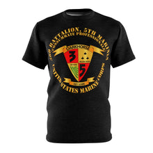 Load image into Gallery viewer, Unisex AOP Cut & Sew Tee - USMC - 3rd Battalion, 5th Marines - Dark Horse