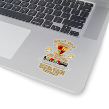 Load image into Gallery viewer, Kiss-Cut Stickers - USMC - Gulf War Veteran - 3rd Bn, 5th Marines w CAR GULF SVC