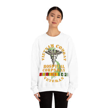 Load image into Gallery viewer, Unisex Heavy Blend Crewneck Sweatshirt - USN - USMC - Vietnam Combat Veteran Hospital Corpsman X 300