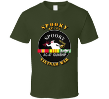 Load image into Gallery viewer, Army - Spooky AC-47, Vietnam War with Service Ribbons - T Shirt, Premium and Hoodie