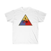 Load image into Gallery viewer, Unisex Ultra Cotton Tee - Army - 70th Tank Battalion SSI
