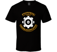Load image into Gallery viewer, Navy - Rate - Engineman - T-Shirts - Classic