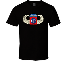 Load image into Gallery viewer, 82nd Airborne Division - SSI - Wings - T-Shirts - Classic