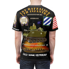 Load image into Gallery viewer, All Over Printing (AOP) - Army - 1st Battalion, 7th Infantry Regiment, 3rd Infantry Division, Aschaffenburg , Germany, with Cold War Service Ribbons