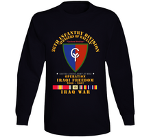 Load image into Gallery viewer, Army - 38th Infantry Division - W Iraq Svc Ribbons - Oif Long Sleeve