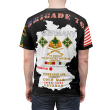 Load image into Gallery viewer, All Over Printing - Army - 1st Battalion, 70th Armor, Thunderbolts 4th Brigade, 4th Infantry Div (Forward), Brigade 76 - Wiesbaden Germany, Cold