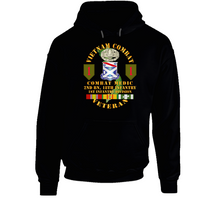 Load image into Gallery viewer, Army - Vietnam Combat Infantry Veteran W Combat Medic - 2nd Bn 18th Inf 1st Inf Div Ssi Hoodie