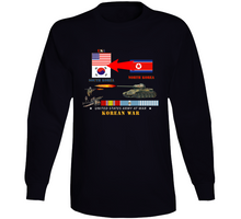Load image into Gallery viewer, Army - Korean War - Usa - South Korean Vs North Korea Long Sleeve