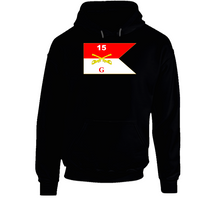 Load image into Gallery viewer, Army - G Troop Guidon - 15th Cavalry Regiment Hoodie