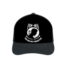 Load image into Gallery viewer, POW - MIA - Hat - Adult Denim Black Baseball Hat