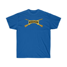 Load image into Gallery viewer, Unisex Ultra Cotton Tee - Ranger - Airborne Infantry Front - Back - Mass Tactical Airborne Operation