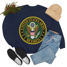 Load image into Gallery viewer, Unisex Heavy Blend Crewneck Sweatshirt - Army - US Army Retired