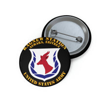 Load image into Gallery viewer, Custom Pin Buttons - Army - Kagnew Station - Asmara, Eritrea