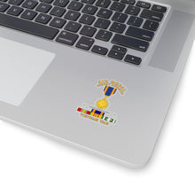 Load image into Gallery viewer, Kiss-Cut Stickers - Army - Air Medal - Combat Assaults w VN SVC w Air Medal Ribbon