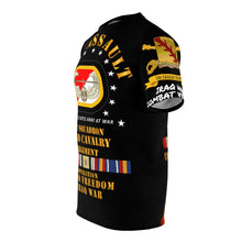 Load image into Gallery viewer, Unisex AOP - 1st Squadron, 32nd Cavalry Regiment (Air Assault), Operation Iraqi Freedom with Iraq Service Ribbons