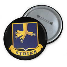 Load image into Gallery viewer, Custom Pin Buttons - Army - 502nd Infantry Regt - DUI wo txt