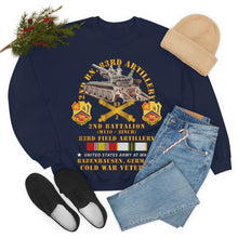 Load image into Gallery viewer, Unisex Heavy Blend Crewneck Sweatshirt - Army - 2nd Bn 83rd Artillery w M110 - Babenhausen Germany w COLD SVC