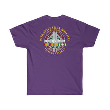 Load image into Gallery viewer, Unisex Ultra Cotton Tee - 95th Evacuation Hospital with SVC Ribbon - Vietnam - Front/Back