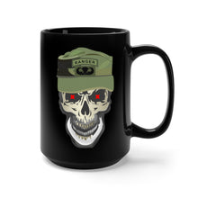 Load image into Gallery viewer, Black Mug 15oz - Army - Ranger Patrol Cap - Skull - Ranger Airborne x 300