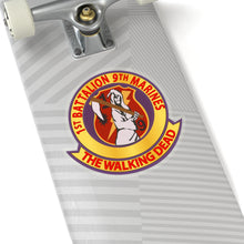Load image into Gallery viewer, Kiss-Cut Stickers - USMC - 1st Bn 9th Marines wo Txt